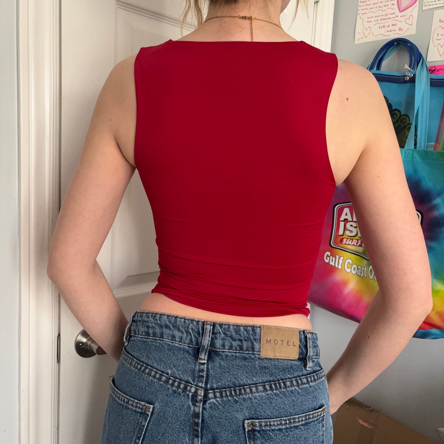 Princess Polly Red Tank