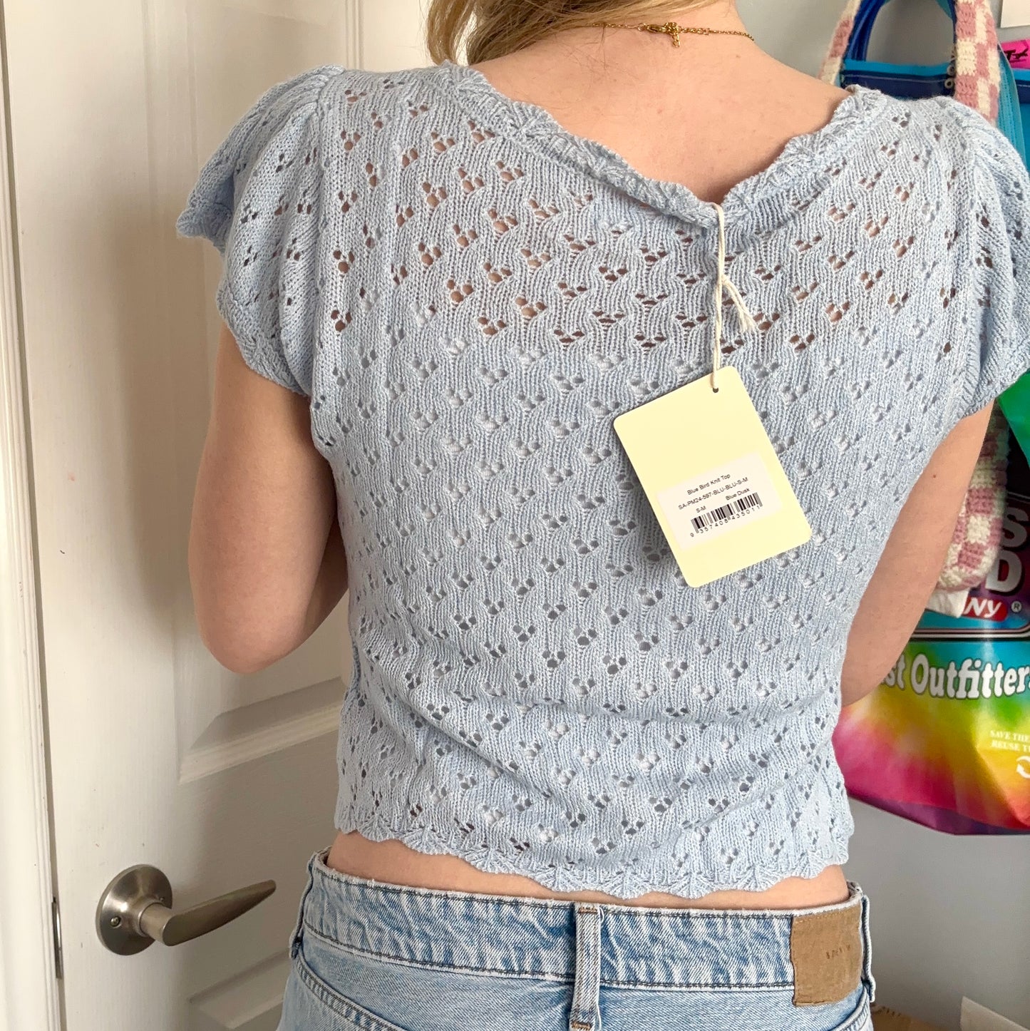 Peppermayo - Blue Bird Knit Top