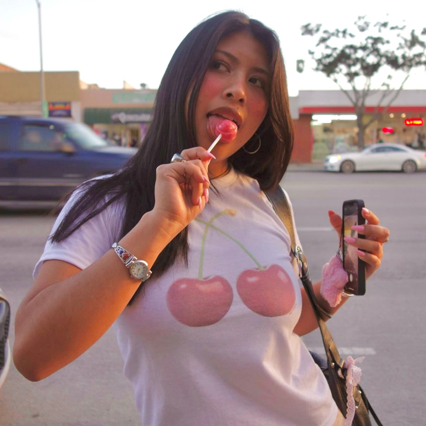 cherry tee