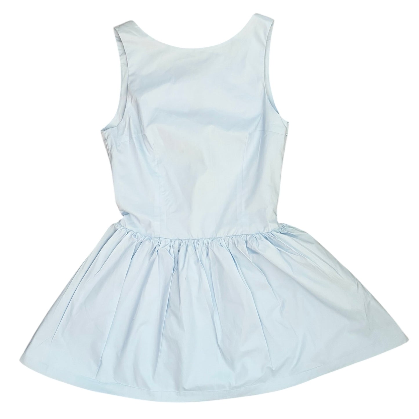 Peppermayo- Dakota Bow Mini Dress - Pale Blue