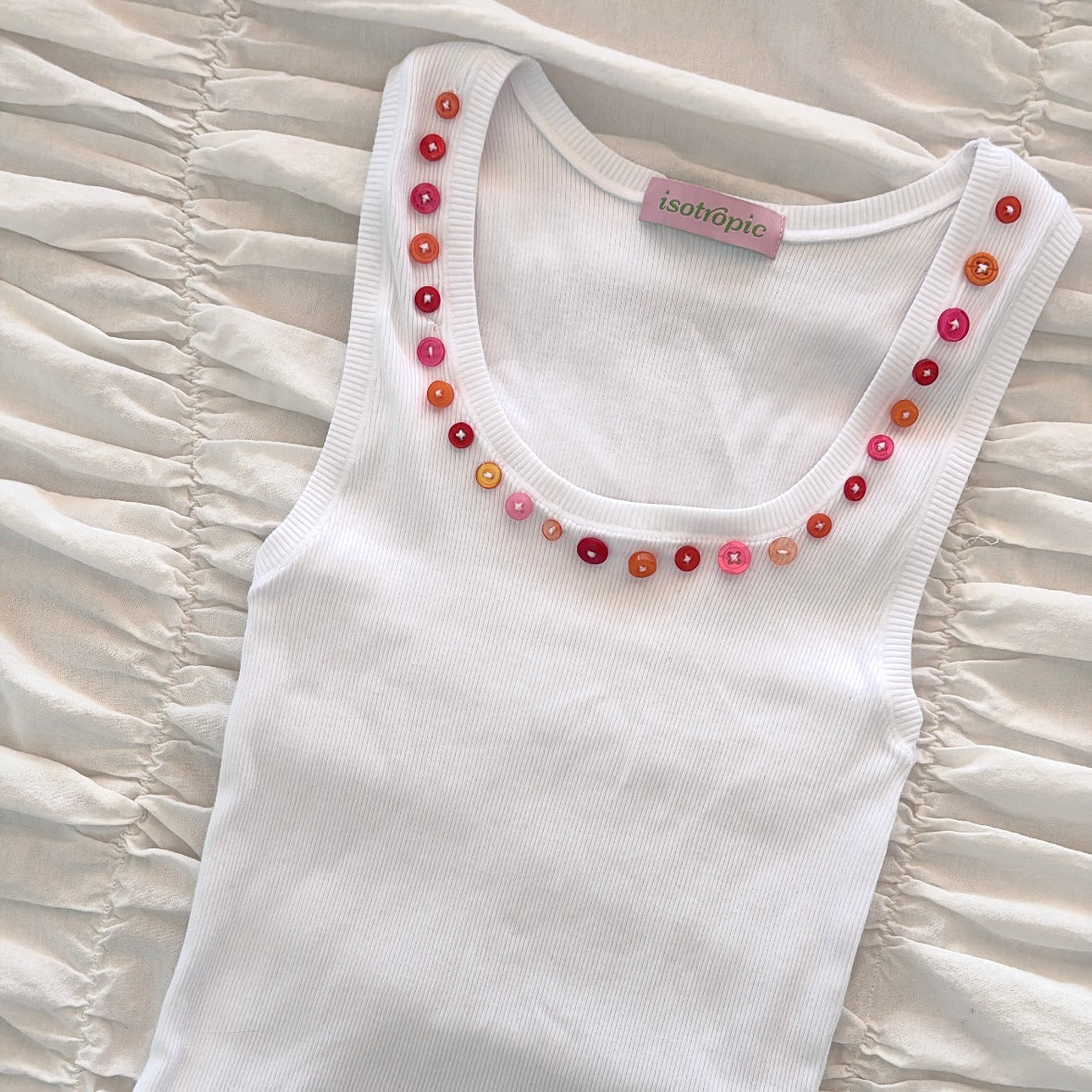 valentina button tank