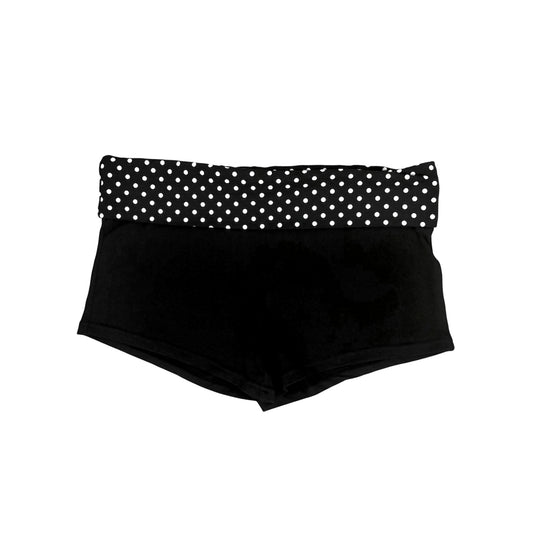 classic polka dot fold over shorts
