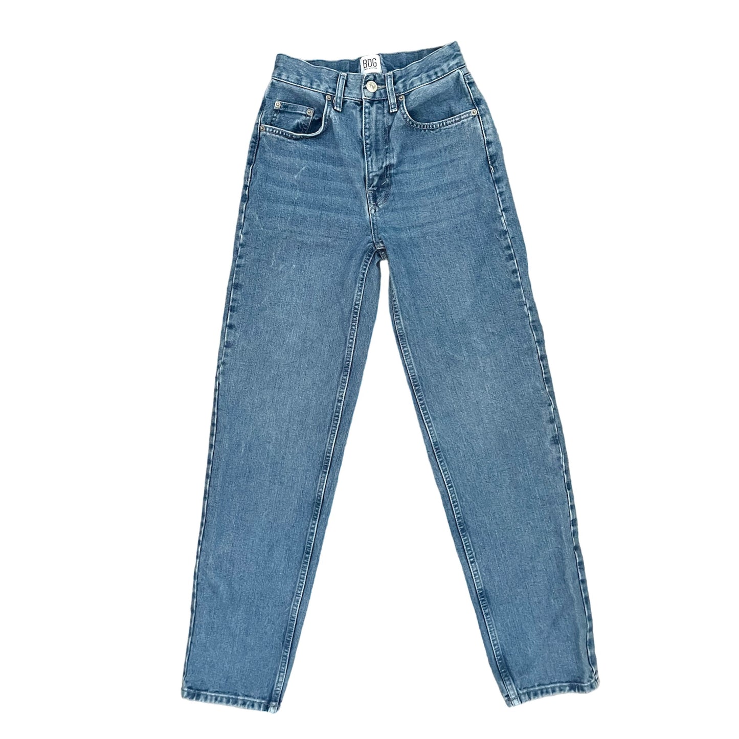 BDG urban outfitters high rise baggy medium wash jeans