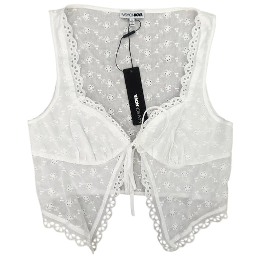 fashion nova white babydoll top