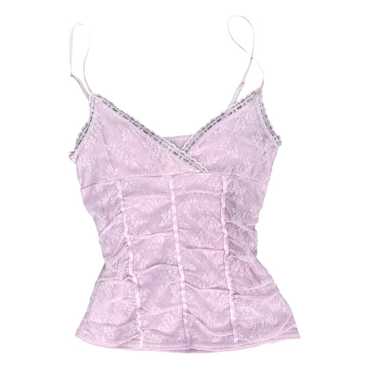 Pink Lace Tank Top