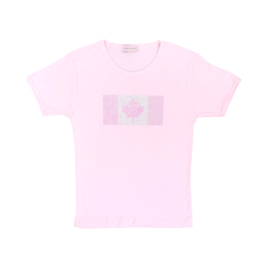 maple sparkle baby tee