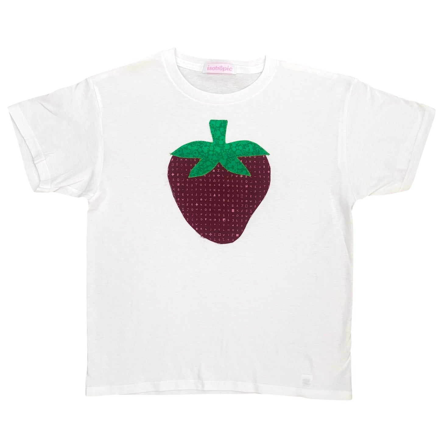 strawberry patchwork tee