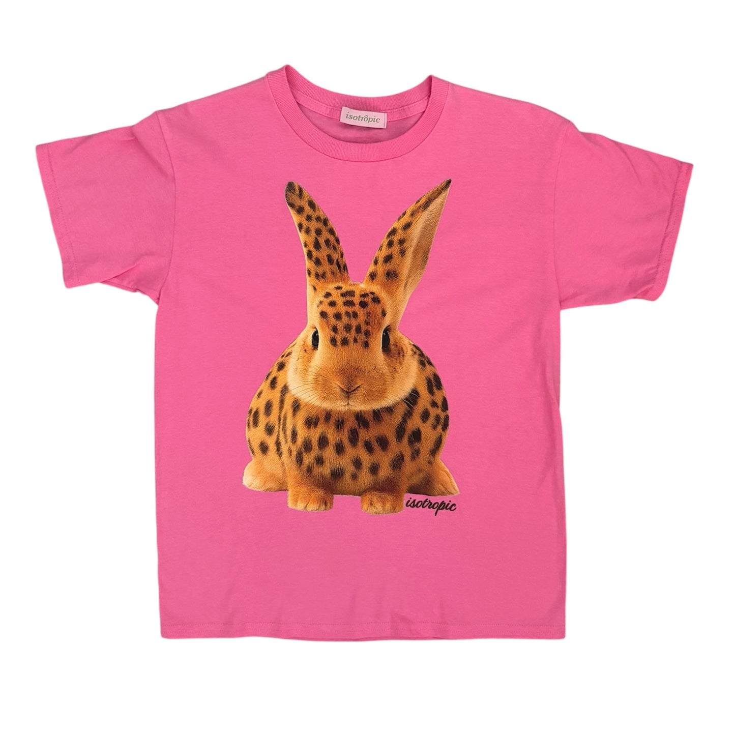 leopard bunny tee