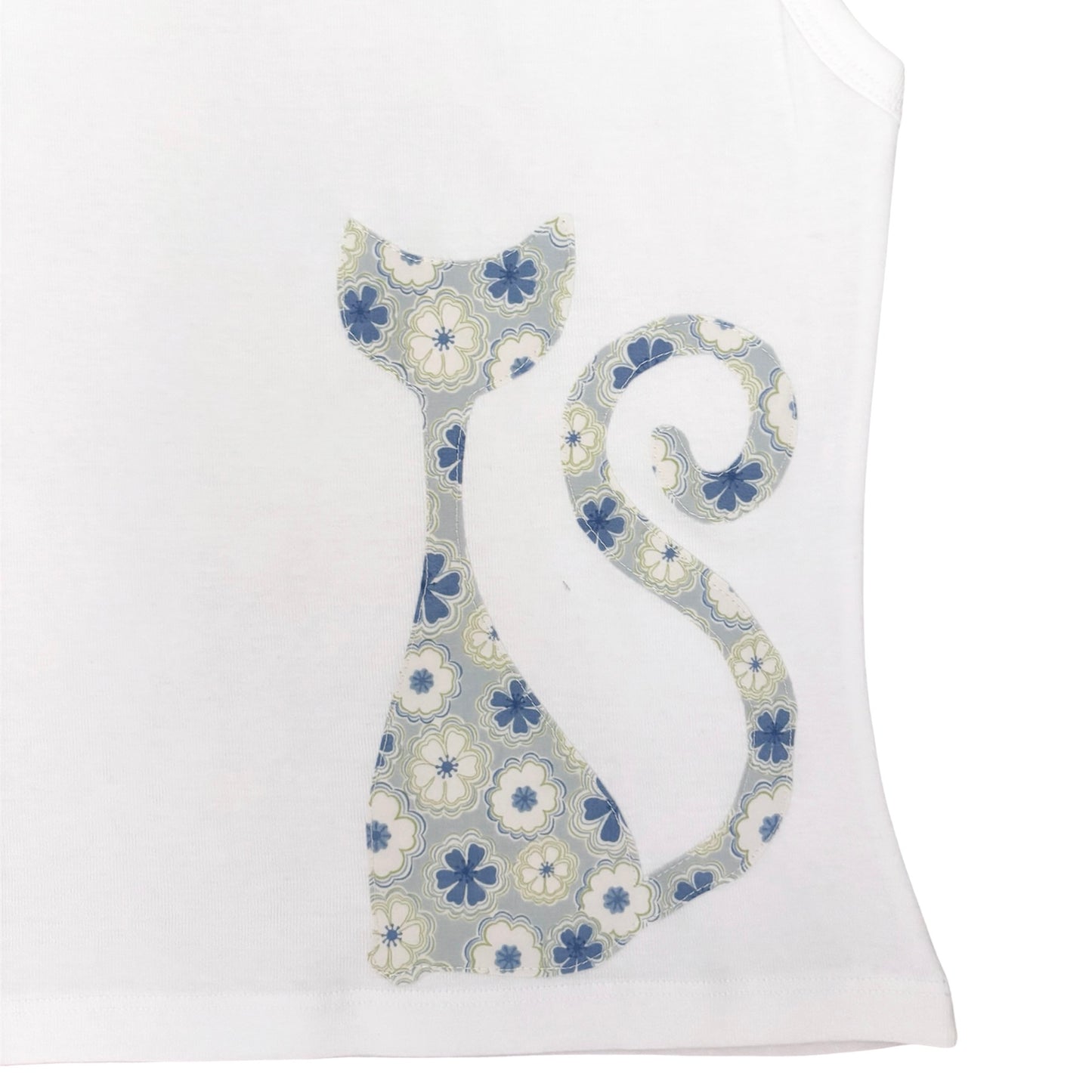white floral cat cami