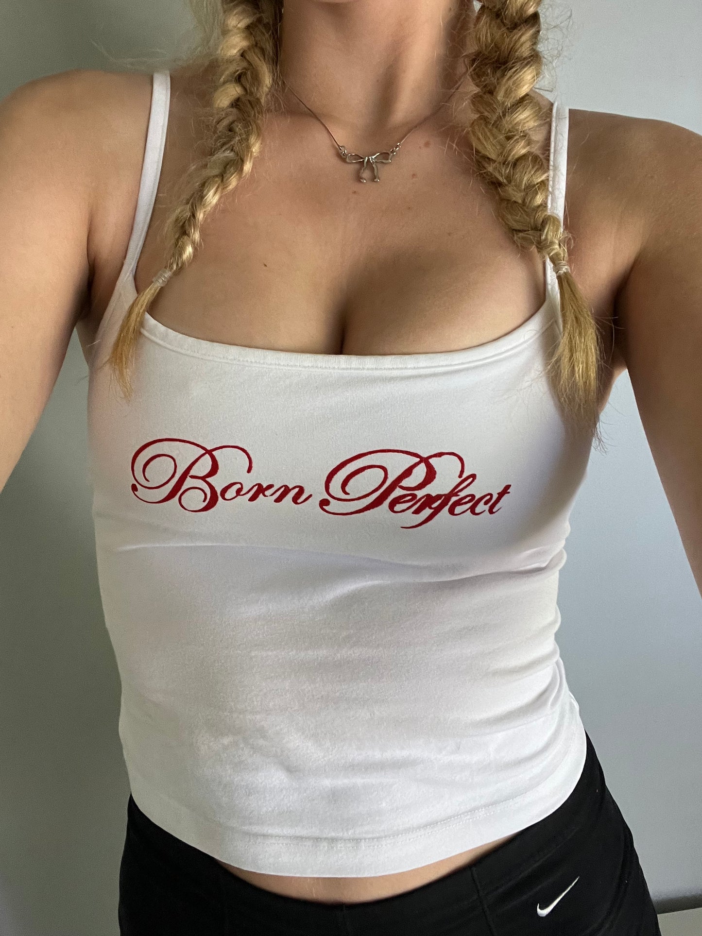 imperfect born perfect tank top #2