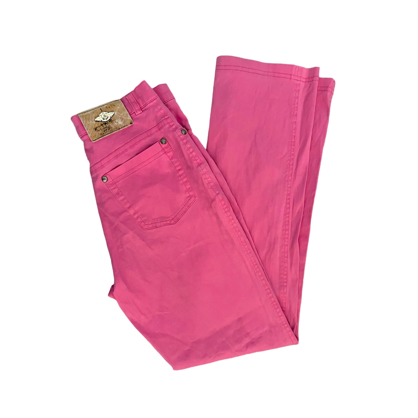 pink straight leg jeans